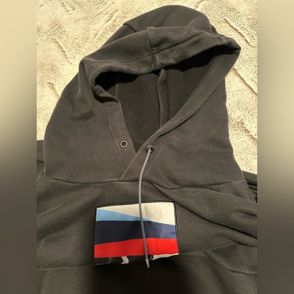 Puma x BMW Motorsport Black Hoodie with Colorful Abstract Logo BMW Emblem - Picture 7 of 13